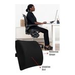 Ankaflex Unisex Siyah Ortopedik Koltuk Minderi Araç Sandalye Bel Sırt Desteği Bel Dik Duruş Destek 3838000282