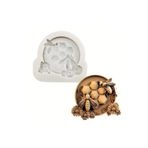 AnkaHobiMarket Arı Bal Petek Çiçeği Silikon Kalıp () S760