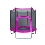 ANKALAND ANKA 140 CM FİLELİ TRAMBOLİN (PEMBE RENK)