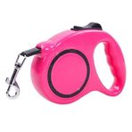 Ankanorm Makaralı Otomatik Köpek Tasması (5 Metre) (Pembe)