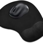 Ankanorm Mouse Pad Bilek Destekli Jel Mouse Pad,Ergonomik Kaymaz Taban,Oyun ve Ofis için Fare Altlığı,Suya Dayanıklı, Renk Seçenekli, 26x21cm İdeal Ölçü (Siyah)