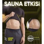 Ankanorm Siyah Neopren Termal Sauna Zayıflama Kemeri