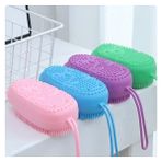 Ankanorm Süngerli Silikon Banyo Kesesi, Silikon Peeling Lifi, Köpürtücü Silikon Banyo Kese - Çok Renkli