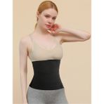 Ankanorm Termal Neopren Kumaş Zayıflama Korsesi Sauna Etkisi Hızlı Terleme Yağ Yakma Kemeri (115X22 Cm) - Standart - Siyah