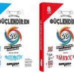 Ankara 2025 8. Sınıf Lgs Matematik + Türkçe Konu Tarama Denemesi Seti 2 Kitap