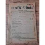 Ankara Barosu Hukuk Dergisi Nisan-Mayıs 1951, Cilt:7,Sayı:84-85 "Sadık Arda-Medeni Kanunun Değiştirilmesi" (Sahafiye Kitap)