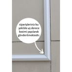 Ankara Kartonpiyer Dekoratif Boyanabilir Hazır Kesimli Çerçeve 2,5 cm 120 x 120 cm 1 Adet Duvar Çıtası