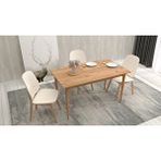 Ankara Mobilya Karya Atlantik Çam 120x67 cm Mutfak Masası