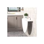 Ankara Orman 90x60 Cm Mdf Yuvarlak Açılır Kapanır Duvara Monte Raf Masa Mutfak Masası Beyaz