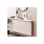 Ankara Orman Ürünleri Mdf Beyaz Petek Üstü Duvara Monte Uçan Raf Dresuar 80cmx18cm