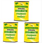 Ankara Sodamatik Kireç Önleyici ve Beyazlatıcı 1 Kg * 3 Adet (Tüller - Beyazlar - Renkliler) - 3 kg