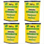 Ankara Sodamatik Kireç Önleyici ve Beyazlatıcı 500 gr * 4 Adet (Tüller - Beyazlar - Renkliler) - 2 kg