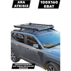 Ankara Tavan Port Ankaratavanport Atp Duster Tavan Sepeti 100X160 Ebat (Ara Atkısız) (Duster) Yazılı Komple Çelik Mat Siyah Ara Atkısız