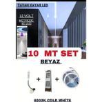 Ankara Teknik OEM Anahtarlı Akışkan Kayar Şerit LED Sistemi / 12 Volt / 20 Efekt - 10 m - Beyaz