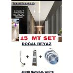 Ankara Teknik OEM Anahtarlı Akışkan Kayar Şerit LED Sistemi / 12 Volt / 20 Efekt - 15 m - 4000K - Nature