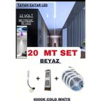Ankara Teknik OEM Anahtarlı Akışkan Kayar Şerit LED Sistemi / 12 Volt / 20 Efekt - 20 m - Beyaz