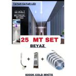 Ankara Teknik OEM Anahtarlı Akışkan Kayar Şerit LED Sistemi / 12 Volt / 20 Efekt - 25 m - Beyaz