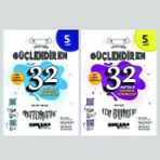 Ankara Yayıncılık 5.Sınıf Matematik + Fen Bilimleri 32 Haftalık Güçlendiren Kazanım Denemesi Seti