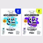 Ankara Yayıncılık 7.Sınıf Matematik + Fen Bilimleri 32 Haftalık Güçlendiren Kazanım Denemesi Seti