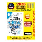 Ankara Yayıncılık Güçlendiren 2026 1.Dönem 6.Sınıf Tüm Dersler%100 Yeni 14 Günde Tatil Kamp Kitabı+Kalem