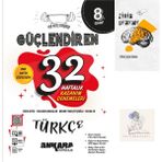 Ankara Yayıncılık LGS Türkçe Güçlendiren 32 Hafta Deneme+Zihin Deneme+Sssk567