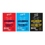 ANKARA YAYINCILIK TYT Türkçe - Matematik ve TYT-AYT Geometri Güçlendiren Soru Bankası (3 Kitap)