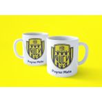 Ankaragücü Logolu Kişiye Özel Isimli Kupa Bardak - Beyaz - Gri