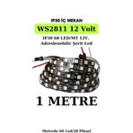 ankarateknik Ws2811 Ip30 Adreslenebilir Argb Piksel Şerit Led / 12volt /1 Metre
