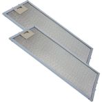 Ankastre Aspiratör Davlumbaz Alüminyum Yağ Filtresi 2'li White-Daisy ile Uyumlu 205X474 mm