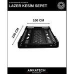 Ankatech Pikap ve Çift Kabin Araçlar 100*100 Lazer Kesim Tavan Sepeti Tüm Modeller