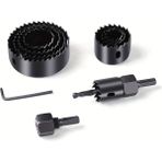 Ankaverse 1in1 Buat Açma Panç Seti Metal - Ahşap - Pvc - Alçıpan - Pls. 19-22-29-32-38-44-51-64MM (5286) - Standart
