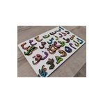 Ankebut Eğitici Ahşap Arapça Elifba Puzzle 30 Cm 20 Cm