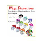 Ankebut Ponponlu Meşe Palamudu Sayı ile Değerlerini, Renkleri ve Ingilizce Sayıları Öğrenme Oyunu