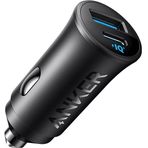 Anker 30W 2 Port Araç İçi Şarj Cihazı Siyah