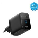 Anker 313 PPS Destekli 45W USB-C Şarj Cihazı - iPhone / Android / Macbook Uyumlu Type-C Hızlı Şarj Adaptörü - A2643 - Siyah (Anker Türkiye Garantili)