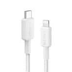 Anker 322 USB- C to Lightning MFI Lisanslı Şarj Data Kablosu 1.8m - Beyaz