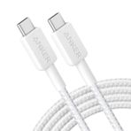 Anker 322 USB-C to USB-C 1.8 m 60 W Beyaz Şarj Data Kablosu