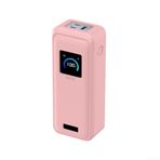 Anker Power Bank 26250mAh 300W için Toza ve Çizilmeye Dayanıklı Silikon Kılıf Doğru Boyutlu Fit (Pembe)