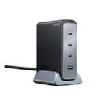 Anker Prime 749 240W 4 Port GaN Şarj Cihazı - USB-C Hızlı Telefon Tablet Macbook Masa Üstü Şarj Aleti + 240W Type-C Şarj Cihazı (Anker Türkiye Garantili)