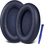 Anker Soundcore Life Q30 Life Q35 ile Uyumlu Kulaklık Pedi Yedek Süngeri Yastığı + Takma Aparatı 2in1 Set - Lacivert