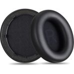 Anker Soundcore Space Q45 Uyumlu Kulaklık Pedi Yastık Kulaklık Süngeri Yastığı Ped Suni Deri Earpad Köpük Yalıtım - Siyah