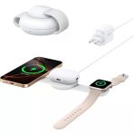 Anker Ufo Maggo B25m8 Beyaz 3İn1 Magsafe Kablosuz Şarj Aleti - Outlet Vitrin