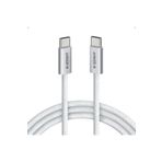 Anker Zolo Usb-C To Usb-C Örgülü Kablo (1 M, 240W) - Beyaz- A8060