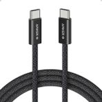 Anker Zolo Usb-C To Usb-C Örgülü Kablo (1 M, 240W) - Siyah - A8060