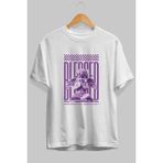 Ankhises Blessed Ön Baskılı Beyaz Oversize T-Shirt Erkek Kadın Pamuk Bisiklet Yaka Tişort - XL