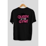 Ankhises Gym , Spor , Fitness Serisi 30 Arka Baskılı Oversize T-Shirt Erkek Kadın Pamuk Bisiklet Yaka Tişort - Siyah - XL