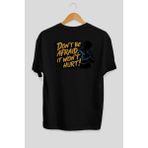 Ankhises Gym , Spor , Fitness Serisi 41 Arka Baskılı Oversize T-Shirt Erkek Kadın Pamuk Bisiklet Yaka Tişort - Siyah - XL