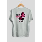 Ankhises Gym , Spor , Fitness Serisi 54 Arka Baskılı Oversize T-Shirt Erkek Kadın Pamuk Bisiklet Yaka Tişort - Beyaz - XL