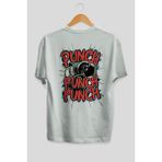 Ankhises Gym , Spor , Fitness Serisi 71 Arka Baskılı Oversize T-Shirt Erkek Kadın Pamuk Bisiklet Yaka Tişort - Beyaz - XL
