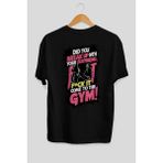 Ankhises Gym , Spor , Fitness Serisi 9 Arka Baskılı Oversize T-Shirt Erkek Kadın Pamuk Bisiklet Yaka Tişort - Siyah - XL